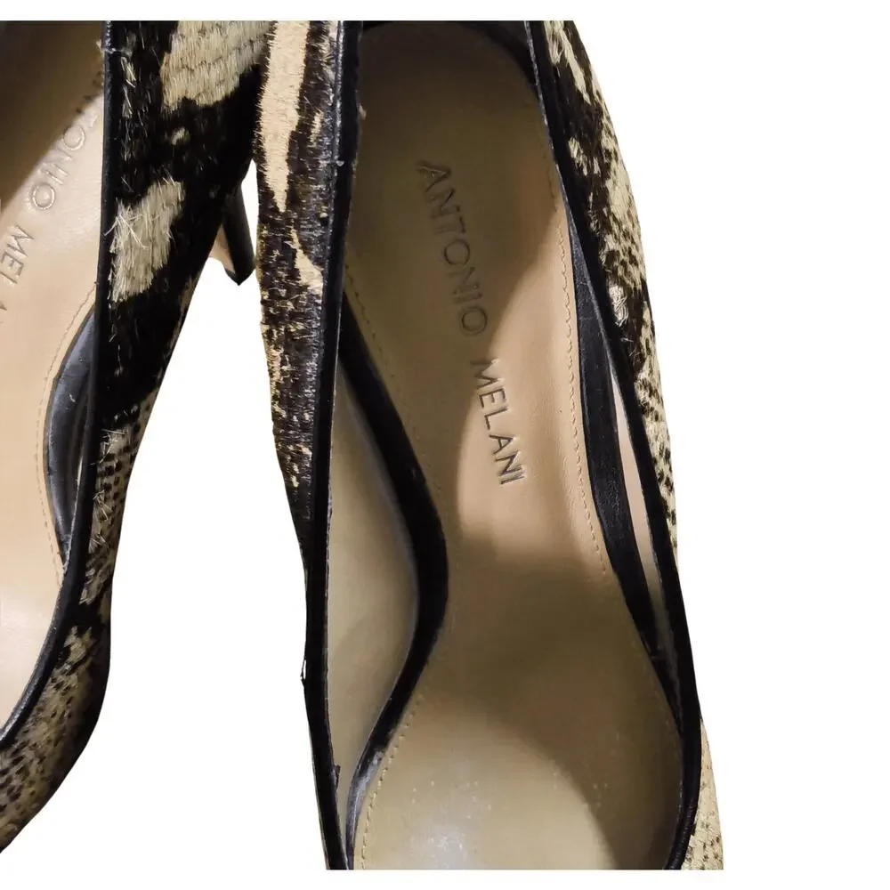 Antonio Melani Women’s Size 6.5 Animal Print Pointed Toe Dress Heels Pumps